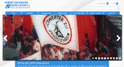 Desktop Screenshot of havemann-gesellschaft.de