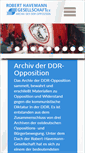 Mobile Screenshot of havemann-gesellschaft.de